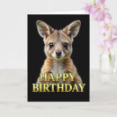 Search for kangaroo birthday cards Animal