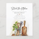 Search for kitchen shower invitations Watercolor