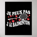 Search for cant posters Badminton racket