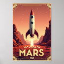 Search for vintage space posters Retro travel