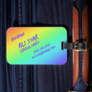 Search for bright luggage tags Unique