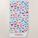 Search for fish beach towels Ocean