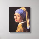 Search for pearl earring canvas prints Vermeer