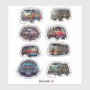 Search for hippie van stickers Peace