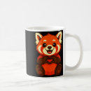 Search for red panda mugs Heart