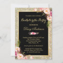 Search for bling hen party invitations Gold