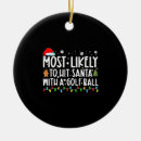 Search for santa golf christmas tree decorations For merry christmass