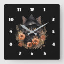 Search for witch clocks Black cat