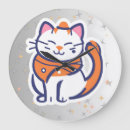 Search for tuxedo cat clocks Animal