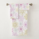 Search for snowflake bath towels Pink