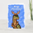 Search for funny dinosaur christmas cards Velociraptor