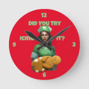 Search for gingerbread man clocks Green