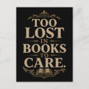 Search for literary postcards Book lover