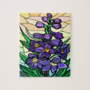 Search for stained glass puzzles Flowers