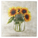 Search for sunflower tiles Rustic