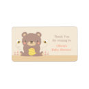 Search for forest animals return address labels Bear