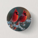 Search for red cardinal bird badges Snow