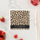 Search for animal print napkins Jungle animals