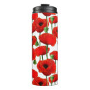 Search for red poppies travel mugs Poppy field