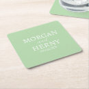 Search for pale green coasters Modern