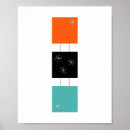 Search for black white turquoise art Retro