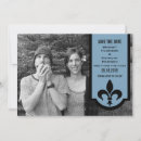 Search for blue fleur invitations Fleur de lis