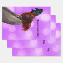 Search for fowl wrapping paper Rooster