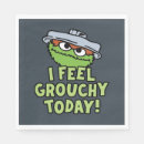 Search for oscar the grouch sesame street napkins Garbage