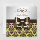 Search for lime damask invitations Baby