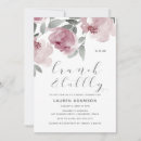Search for dusty rose bridal shower invitations Brunch