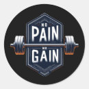 Search for no pain no gain stickers Motivational quote