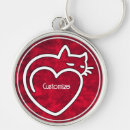 Search for white cats key rings Cat lover