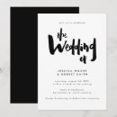 Search for edgy wedding invitations Minimalist