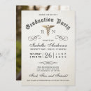 Search for nursing school graduation invitations Gold foil