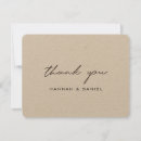 Search for kraft wedding thank you cards Simple