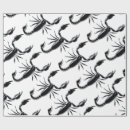 Search for scorpion wrapping paper Gothic