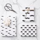 Search for hipster christmas wrapping paper Moustache