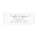 Search for married return address labels Mr and mrs