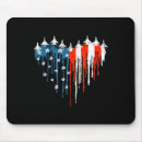 Search for flag heart mouse mats Patriotism