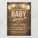 Search for rustic country baby shower invitations Wood