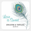 Search for peacock save the date stickers Bride