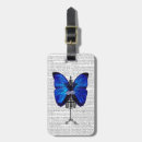 Search for butterfly luggage tags Contemporary