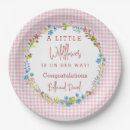 Search for yellow gingham plates Baby girl