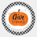 Search for white pumpkin stickers Give thanks