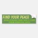 Search for happy life bumper stickers Peace