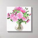 Search for pink rose canvas prints Nature
