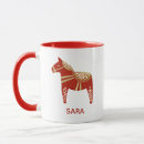 Search for swedish christmas mugs Red