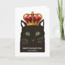 Search for cat fathers day cards Black