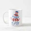 Search for happy 4th of july mugs Red white blue