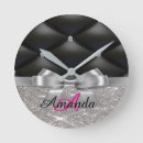 Search for silver sparkle clocks Pink